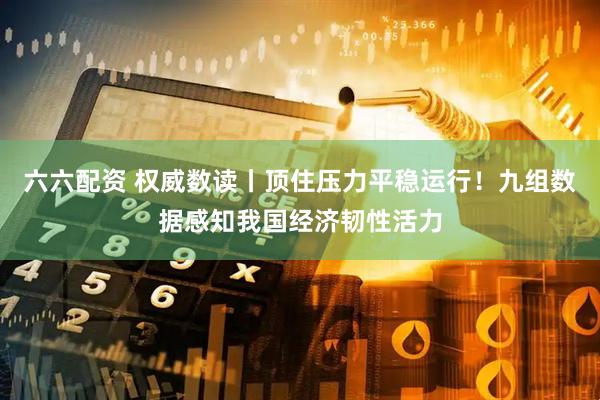 六六配资 权威数读丨顶住压力平稳运行！九组数据感知我国经济韧性活力