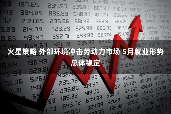 火星策略 外部环境冲击劳动力市场 5月就业形势总体稳定